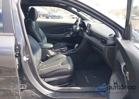 2020 Hyundai Veloster Turbo z USA, uszkodzony, nr VIN KMHTH6AB1LU030948